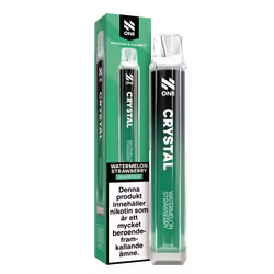 N One Crystal Vape Vattenmelon & Jordgubbar - Watermelon Strawberry 20mg - 10 pack