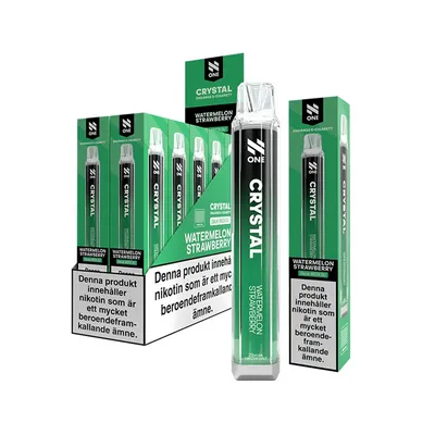 N One Crystal Vape Vattenmelon & Jordgubbar - Watermelon Strawberry 20mg - 10 pack