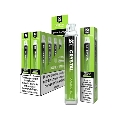 N One Crystal Vape Äpple - Double Apple 20mg - 10 pack
