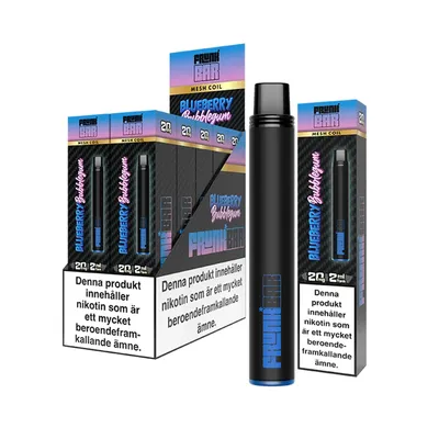 Frunk Bar Vape - Blueberry Bubbegum 20mg - 10 pack