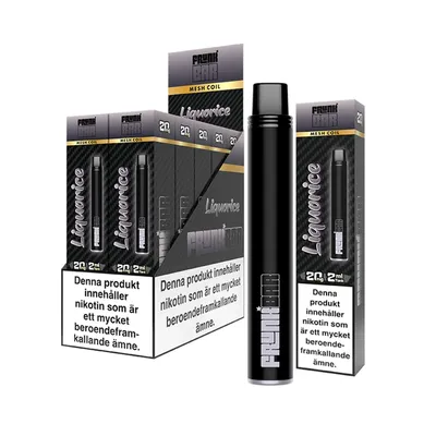 Frunk Bar Liquorice 20mg - 10 pack