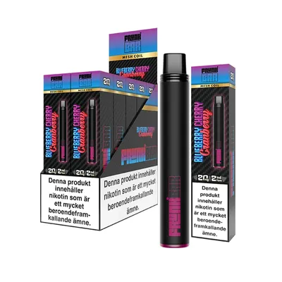 Frunk Bar Vape - Blueberry Cherry Cranberry 20mg - 10 pack