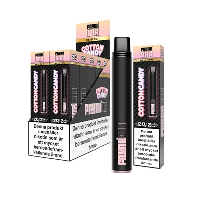 Frunk Bar Cotton Candy 20mg - 10 pack