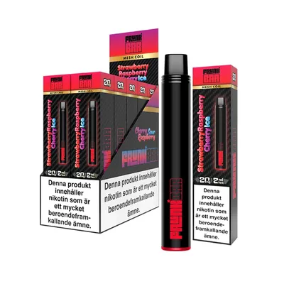 Frunk Bar Strawberry Raspberry Cherry Ice 20mg - 10 pack