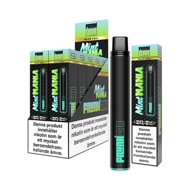 Frunk Bar Mint Mania 20mg - 10 pack