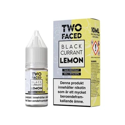Two Faced Blackcurrant Lemon 10ml – Svartvinbär & Citron
