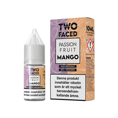Two Faced Passion Fruit Mango 10ml – Passionsfrukt & Mango