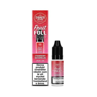 Dinner Lady Bar Salts 10ml - Strawberry/Watermelon ejuice 14mg