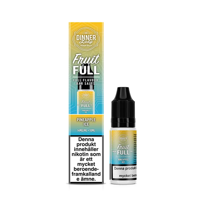 Dinner Lady Bar Salts Pineapple Ice 10ml – Ananas & Cooling