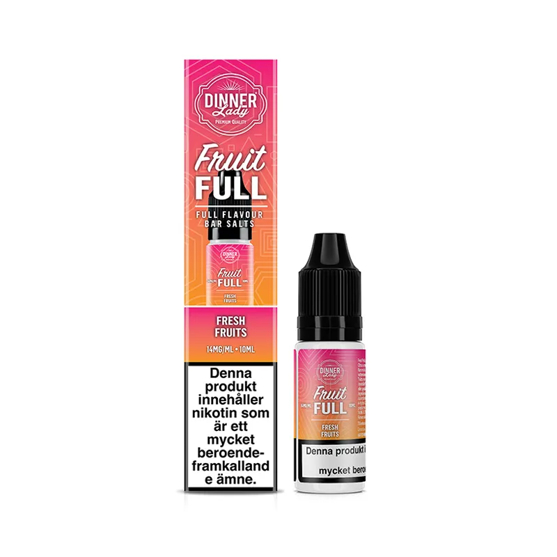 Dinner Lady Bar Salts Fresh Fruits 10ml – Blandade Frukter