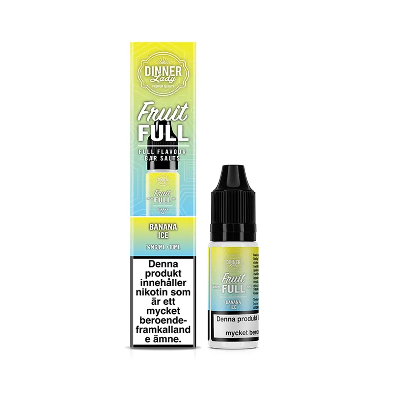 Dinner Lady Bar Salts Banana Ice 10ml – Banan & Cooling