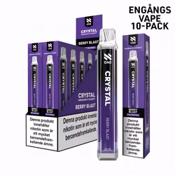 N One Crystal Vape Skogsbär - Berry Blast 20mg - 10 pack