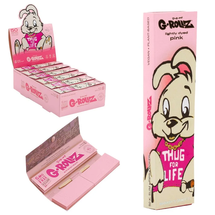 G-Rollz KSS+tips Pink "Banksy's Thug for Life"