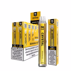 N One Crystal Vape Banan - Banana Ice 20mg - 10 pack