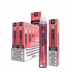 N One Crystal Vape Vattenmelon & Granatäpple - Watermelon Pomegranate 20mg - 10 pack