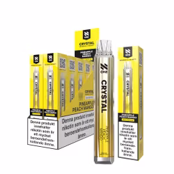 N One Crystal Vape Ananas, Periska & Mango - Pineapple Peach Mango 20mg - 10 pack