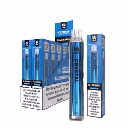 N One Crystal Vape Blåbär - Blueberry 20mg - 10 pack