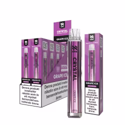 N One Crystal Vape Druvor - Grape Ice 20mg - 10 pack