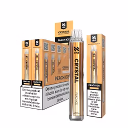 N One Crystal Vape Persika - Peach Ice 20mg - 10 pack