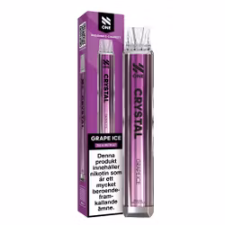 N One Crystal Vape Druvor - Grape Ice 20mg