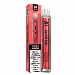 N One Crystal Vape Jordgubbar, Vattenmelon, bubbelgum - Strawberry Watermelon Bubblegum 20mg