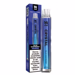 N One Crystal Vape Blå Hallon - Blue Raspberry 20mg