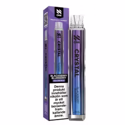 N One Crystal Vape Björnbär & Blåbär - Blackberry Blueberry 20mg