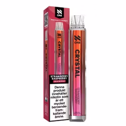 N One Crystal Vape Jordgubb & Hallon - Strawberry Raspberry 20mg