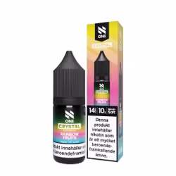 N One Vape Juice 10ml - Rainbowfruit e-juice 14mg - Blandade frukter