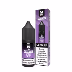 N One Vape Juice 10ml - Black Ice e-juice 14mg - Svartvinbär & Mentol