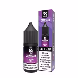 N One Vape Juice 10ml - Grape Ice e-juice 14mg - Druvor