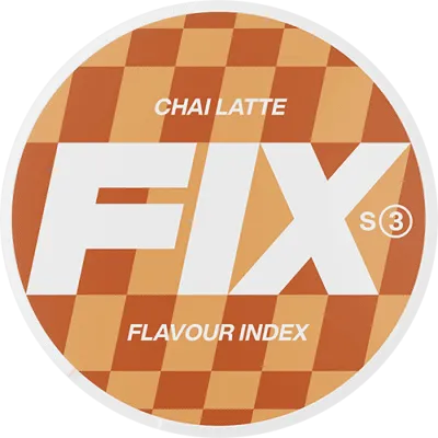 Fix Chai Latte S3 - Nikotinpåsar med kaffe och kanel (8,4mg)