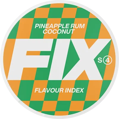 FIX Pineapple Rum Coconut S4 - Nikotinpåsar med Piña Colada-smak (9,8mg)