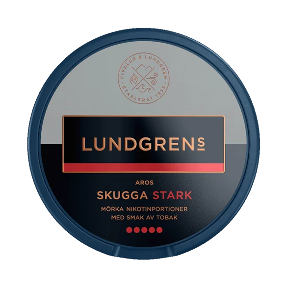 Lundgrens Aros Skugga Stark - Nikotinpåse med smak av tobak (12,5mg)