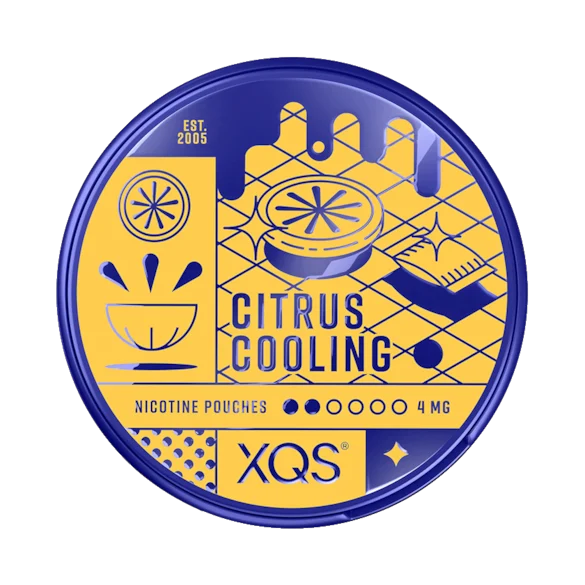 XQS Citrus Cooling 4 mg | Nikotinpåse med smak av Citrus