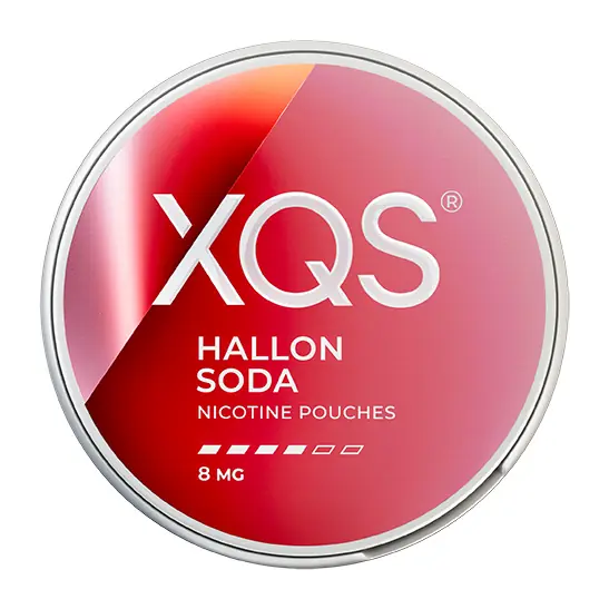 XQS Hallonsoda Strong 8 mg | Nikotinpåse med smak av Hallon