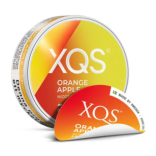 XQS Orange Apple Strong 8 mg | Nikotinpåse med smak av Apelsin & Äpple