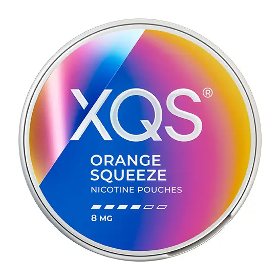 XQS Orange Squeeze Strong 8 mg | Nikotinpåse med smak av Apelsin & Citron