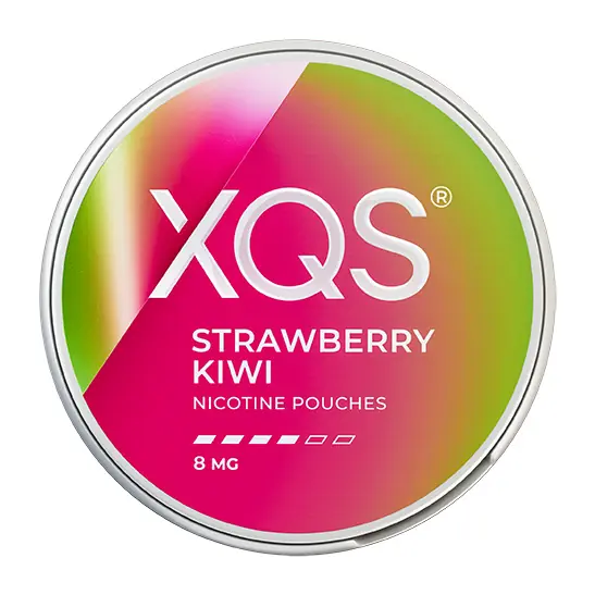 XQS Strawberry Kiwi Strong 8 mg | Nikotinpåse med smak av Jordgubb & Kiwi