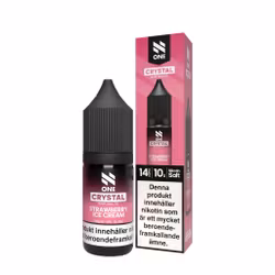 N One Vape Juice 10ml - Strawberry Ice Cream 14 mg - Jordgubb och Glass