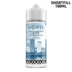 Norse City Salty Liquorice | 100ml Shortfill E-juice