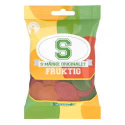 S-MÄRKE FRUKTIG 70G