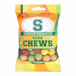 S-MÄRKE CHEWS SURA 70G