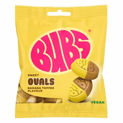 BANANA TOFFEE OVALS 155G