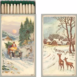 Tändsticksask Julbil