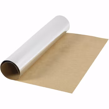 Läderpapper - Enfärgad folie Silver