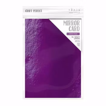 Tonic Studios Craft Perfect Mirror Card A4 - Electric Purple