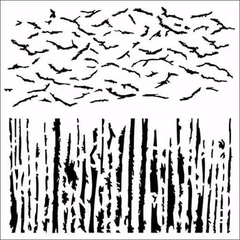 13@rts Crackles stencil