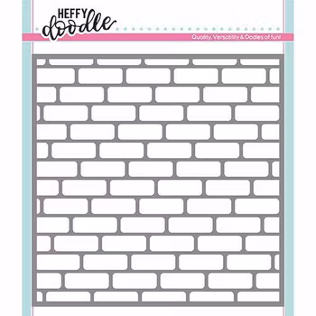 Heffy Doodle Brick By Brick Stencil