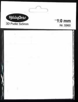 3D foam kuddar 1 mm